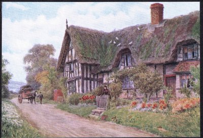 Great Comberton, Worcester, da The Cottages and the Village Life of Rural England pubblicato da Dent & Sons Limited, 1912 da Alfred Robert Quinton